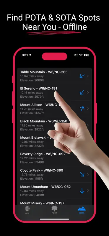 Offline Spotter for POTA/SOTA screenshot 1 of 4