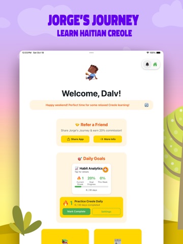 Learn Creole with Jorge iPad screenshot