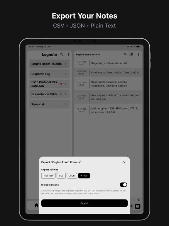 Screenshot #5 pour Lognote