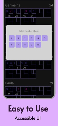 Easy Bowling Calculator Screenshot 2 of 3