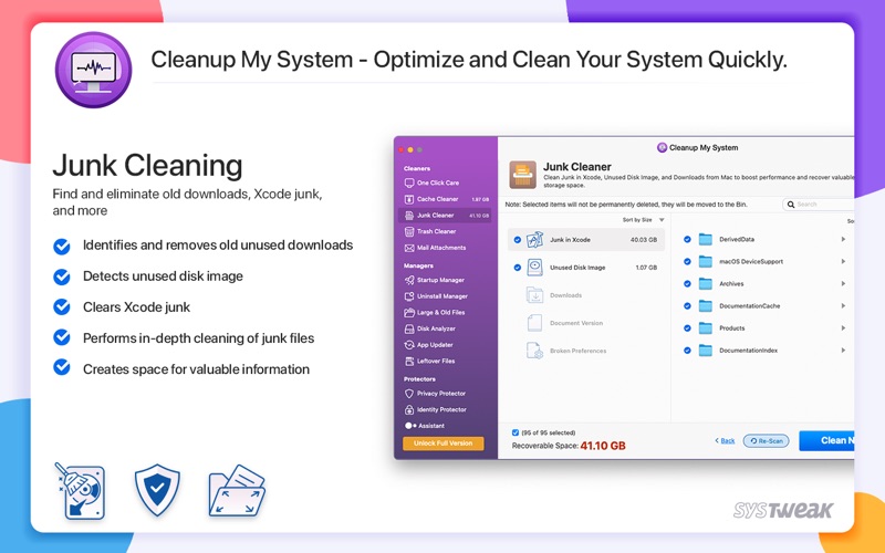 Screenshot #3 pour Cleanup My System
