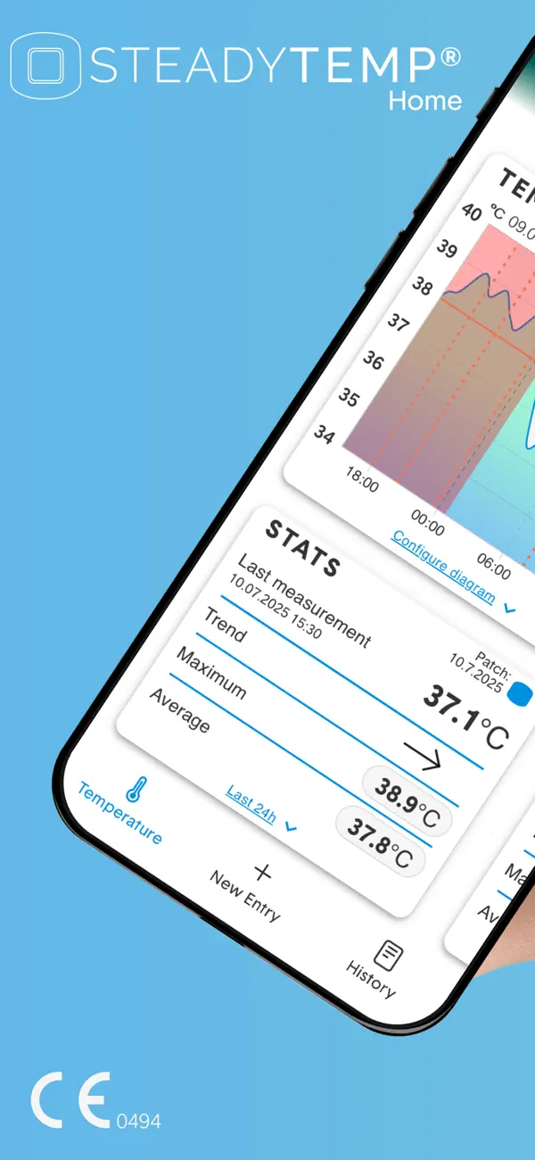Screenshot #1 pour STEADYTEMP Smart Thermometer