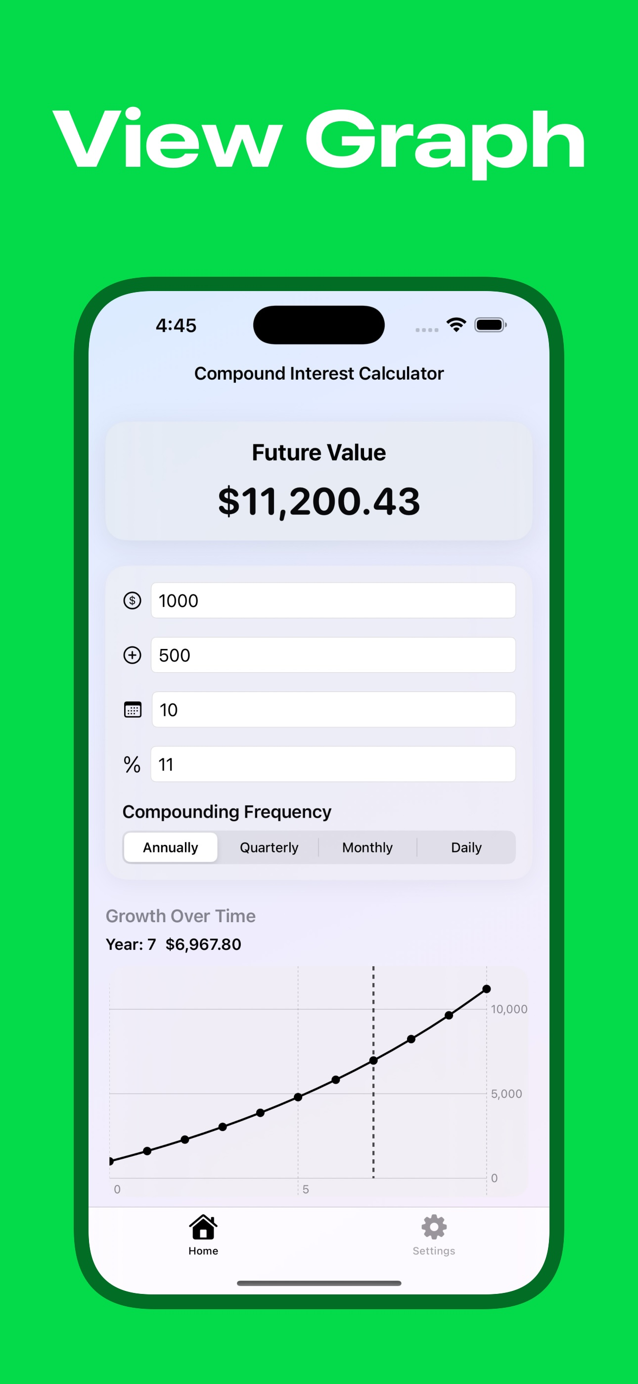 Compound Interest Calculator 6 screenshot 3