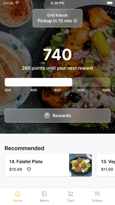 Grill Kabob To Go iPhone screenshot 1 - Food & Drink app
