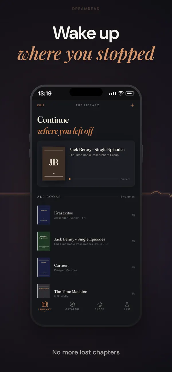 Screenshot #2 pour DreamRead: Audiobook Player