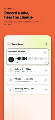 Legato: Music Practice Journal Screenshot 9 of 10