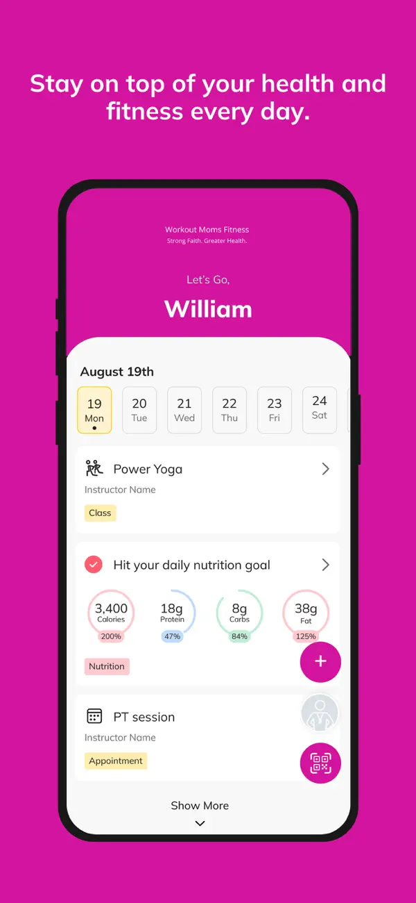 Screenshot #2 pour Workout Moms Fitness App