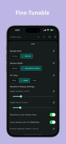 o46scope iPhone screenshot