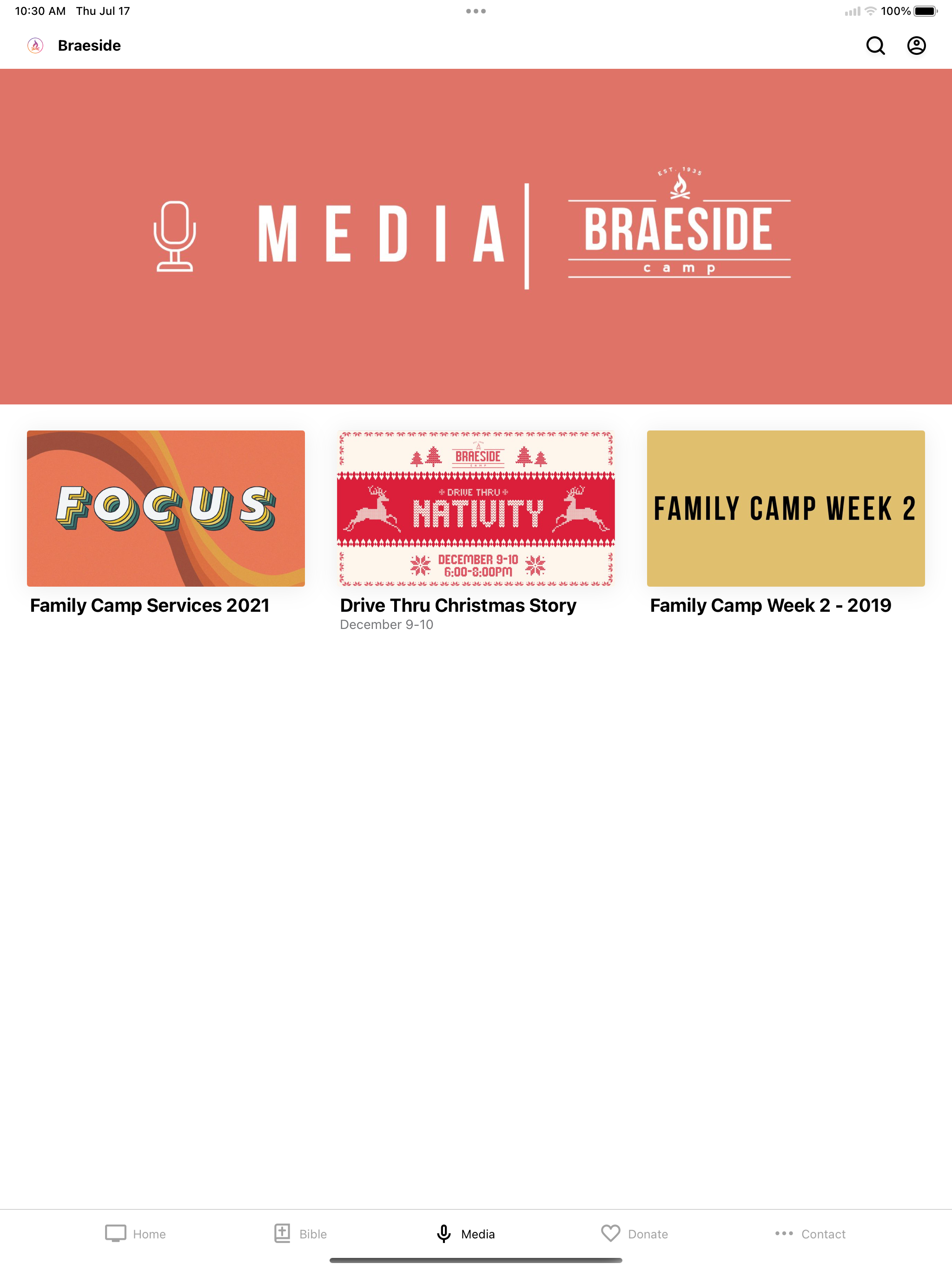 Braeside Pentecostal Camp