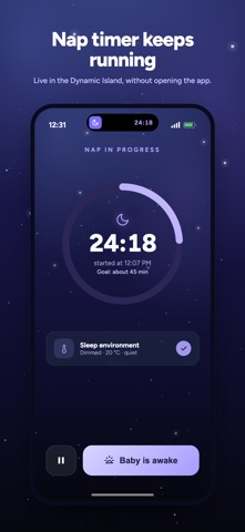 Moonsleep – Baby Sleep Tracker iPhone screenshot
