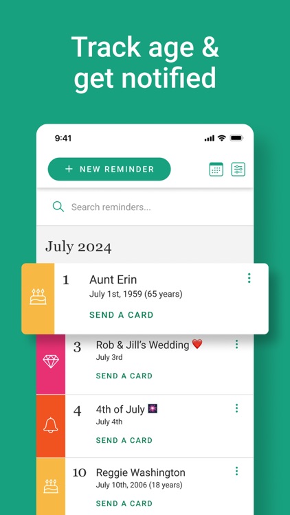 BirthdayAlarm: Reminders Cards screenshot-7