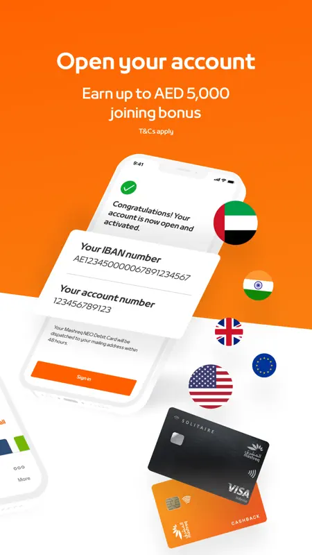 Mashreq UAE - Digital Banking screenshot 2 of 10