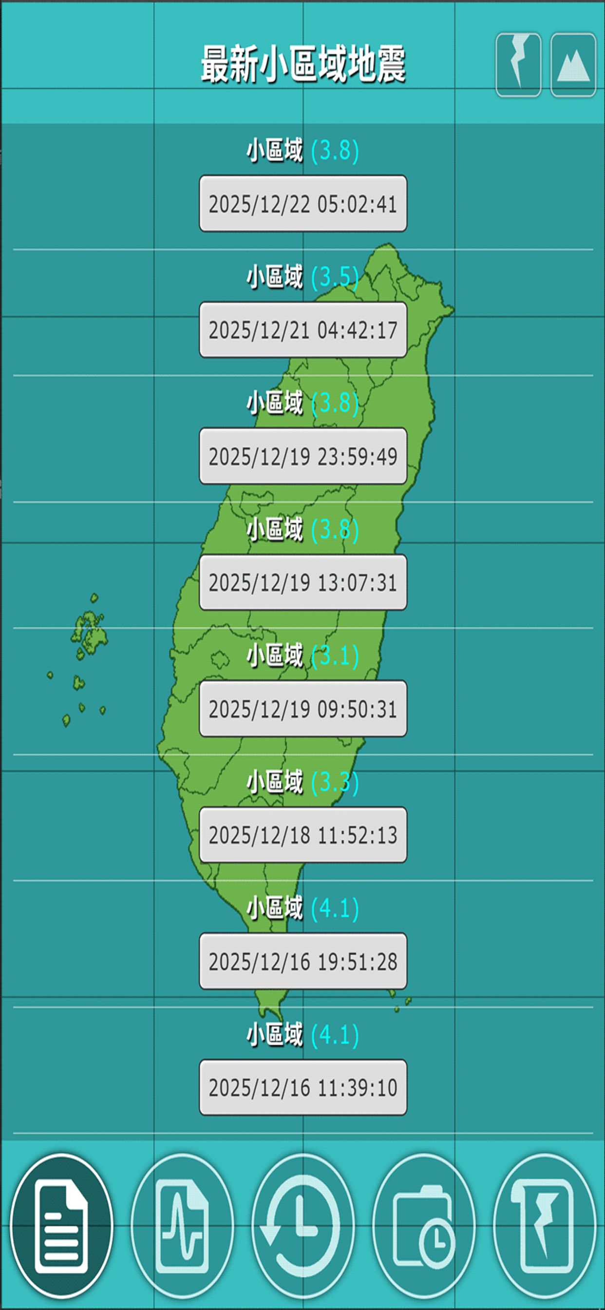 TW earthquake