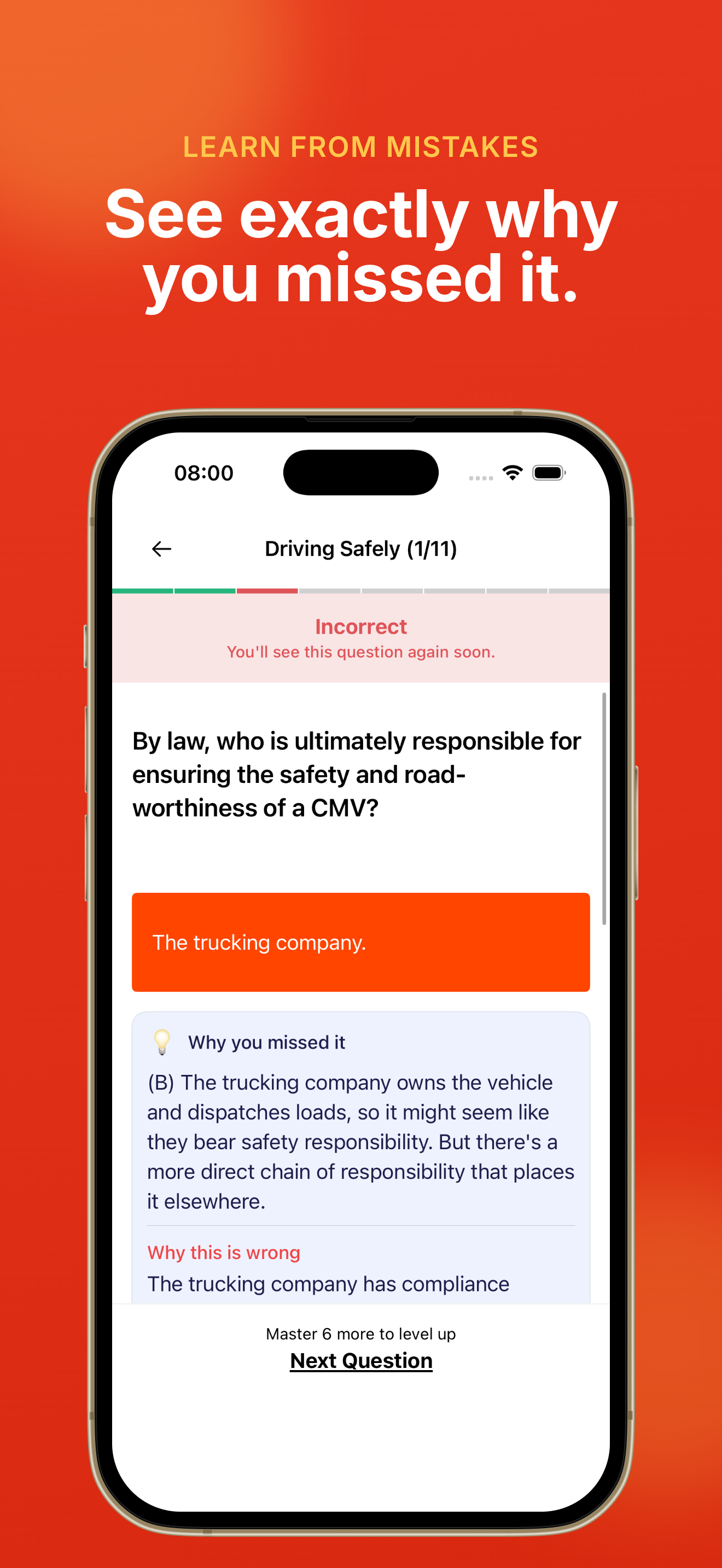 CDL Test Prep 2026 Class A B screenshot 4