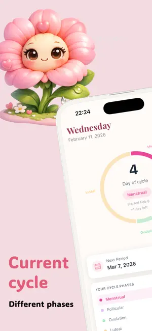 Posy: Period Tracker & Log screenshot 1