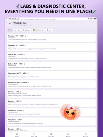 Luma Nurse iPad screenshot