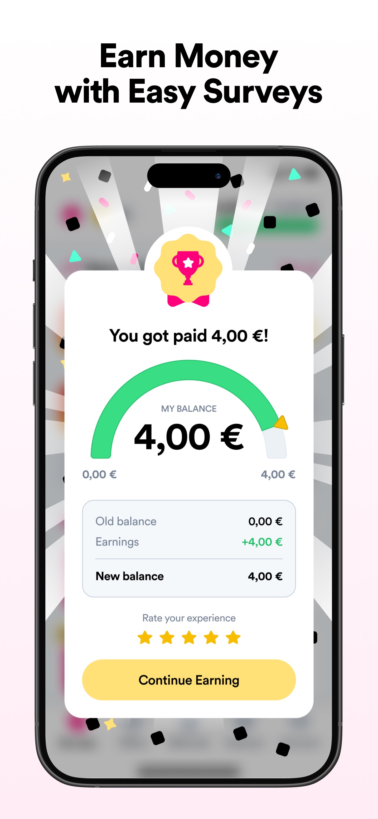 Screenshot 4 of Survey Pop: Make money fast!