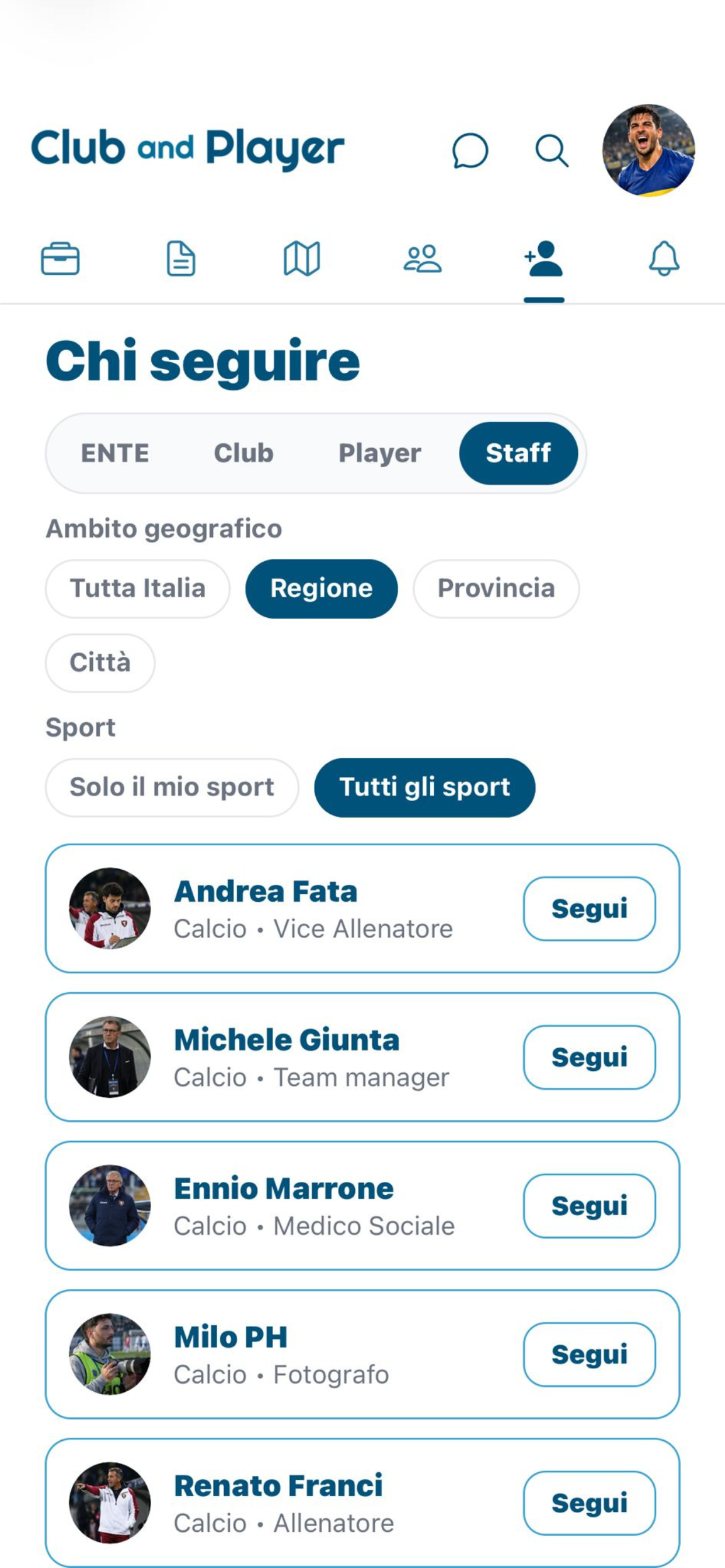 Club and Player