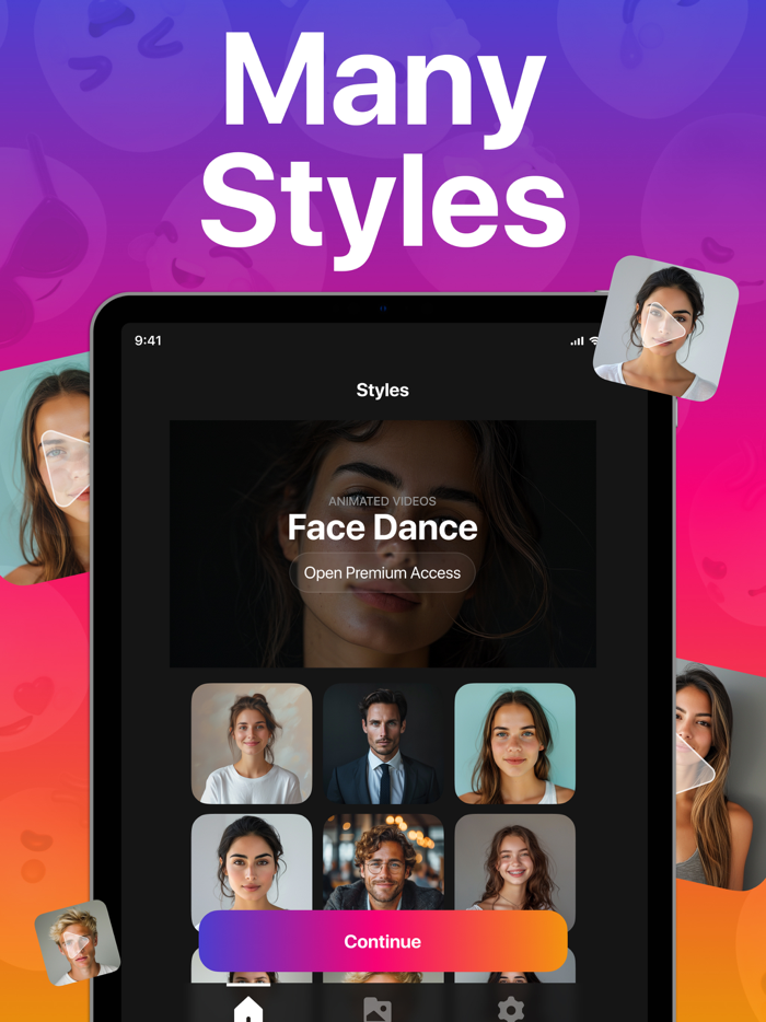 Danza Facial AI Animada