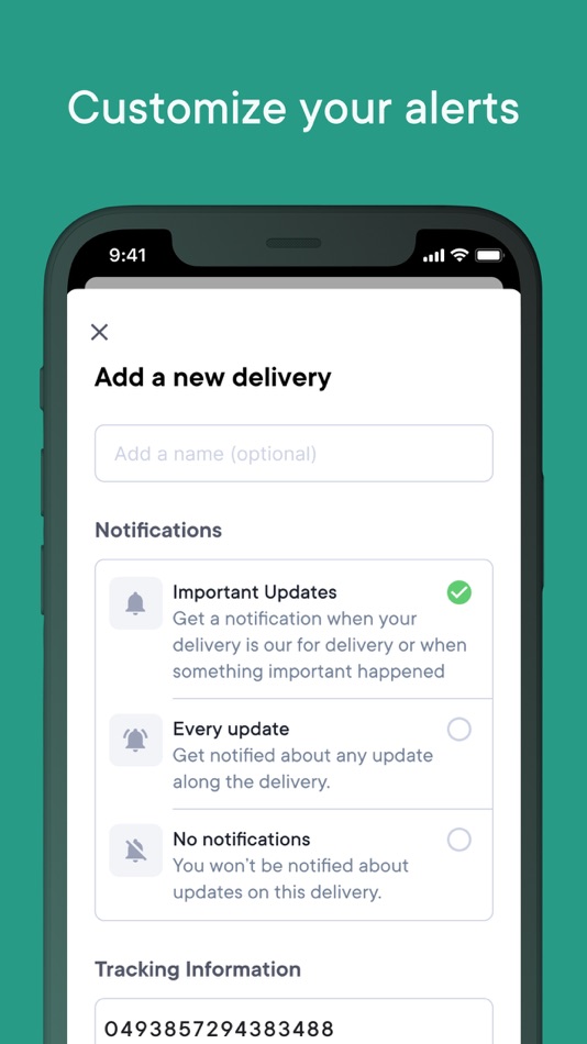 #6. Circuit Package Tracker (iOS) Podle: Circuit Routing