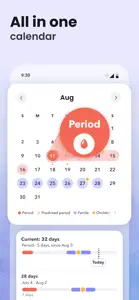 Period Tracker · by PRU® screenshot #2 for iPhone