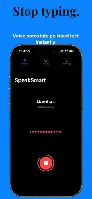 SpeakSmart: Voice to Text AI screenshot 4