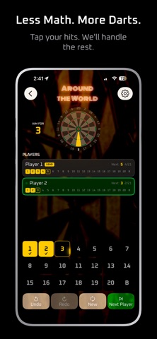 Simple Darts Scorekeeper screenshot
