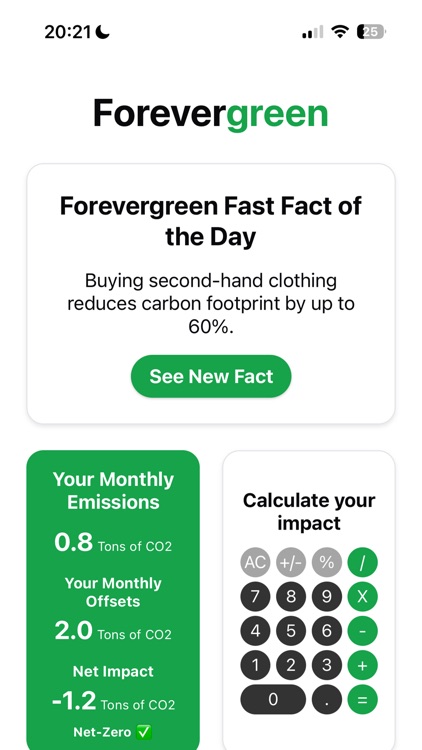 Forevergreen App