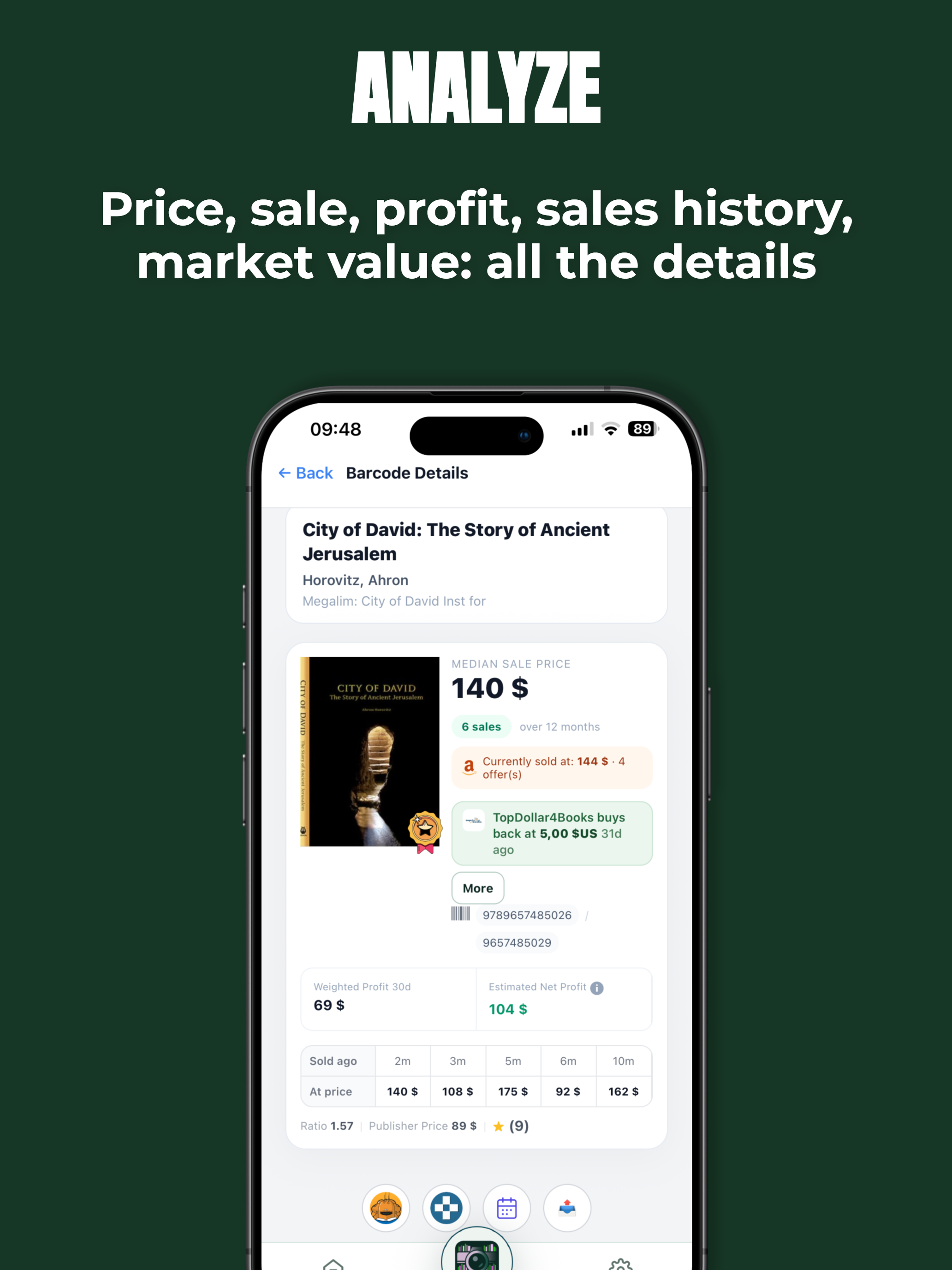 BiblioScan : AI Book Scouting screenshot 8