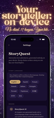 StoryQuest - AI Books & Novels iPhone screenshot