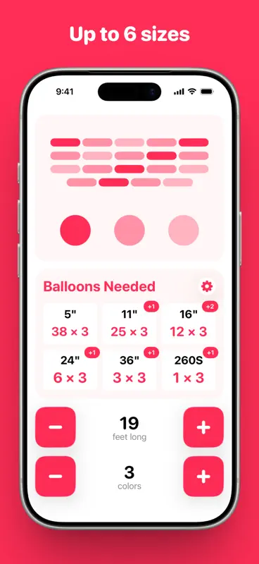 Balloon Calculator screenshot 4 of 4