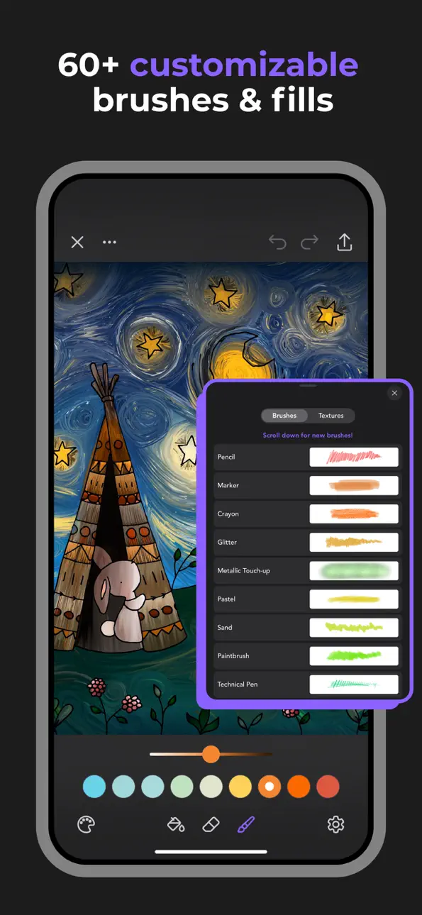 Adult Coloring Book - Pigment iOS Mod IPA screenshot 3 - iOS app interface