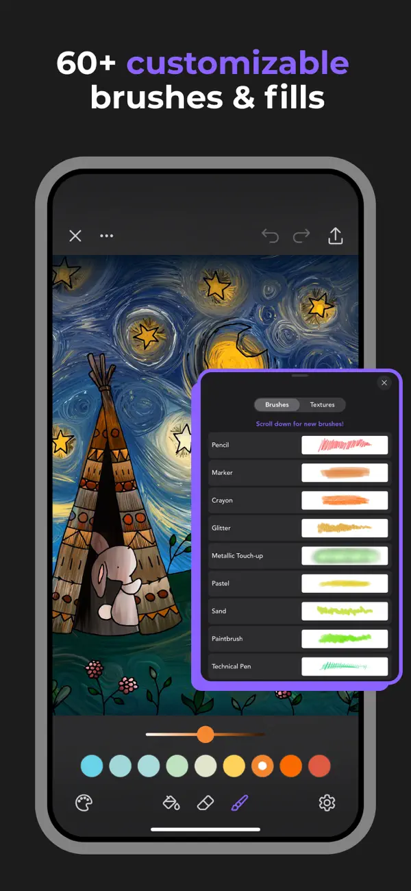 Adult Coloring Book - Pigment iOS Mod IPA screenshot 3 - iOS app interface