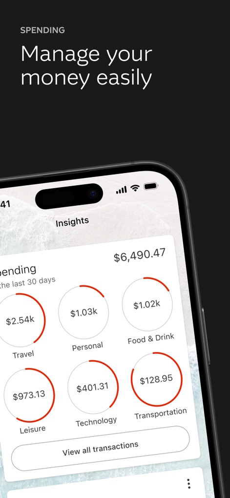 Macquarie Mobile Banking - This tool delivers clear financial insights through categorized spending breakdowns and a comprehensive overview of monthly expenditure.