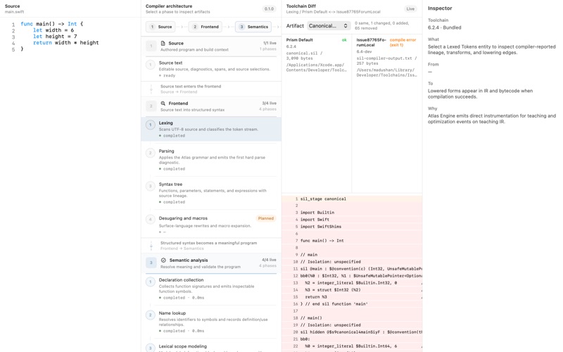 Compiler Prism screenshot