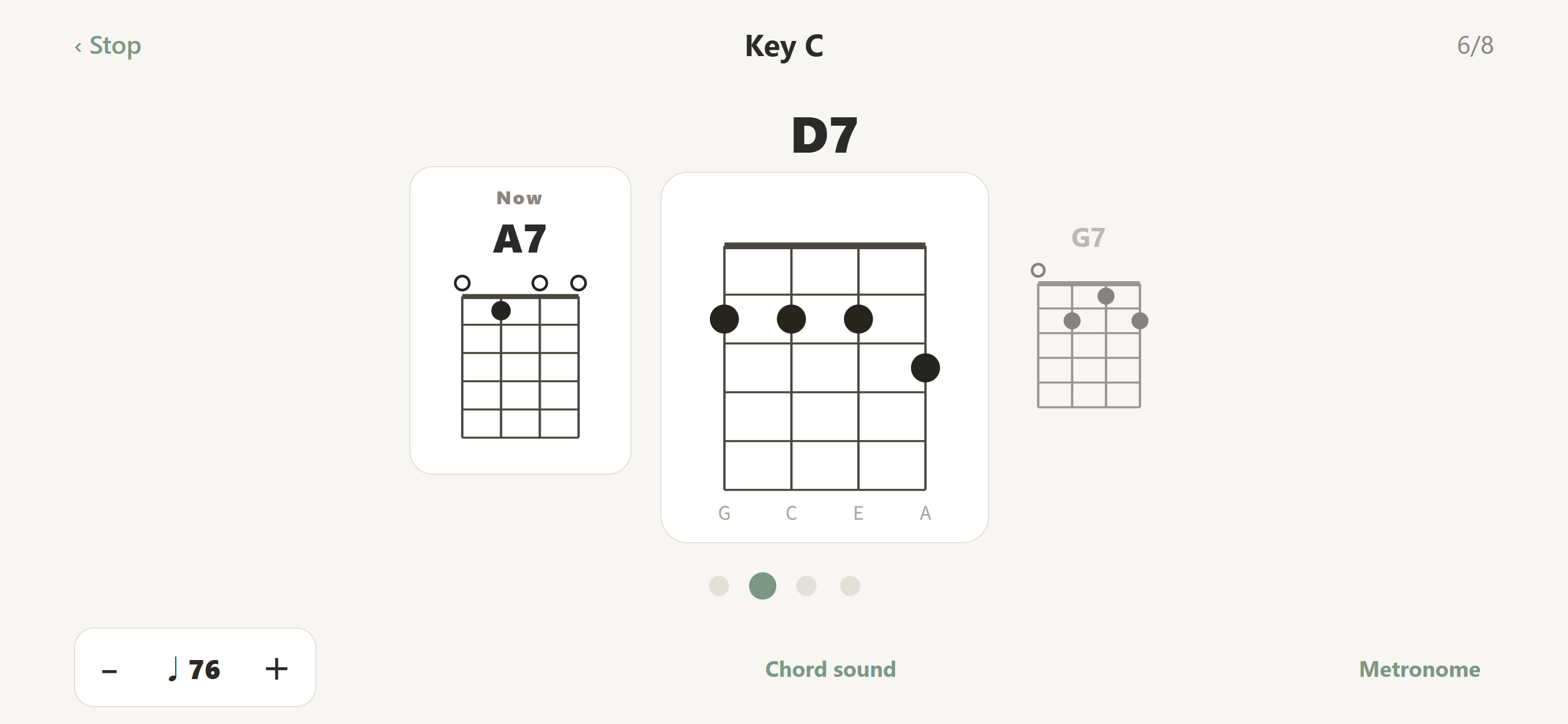 BanjoleleFlow: Chord Drills screenshot 4