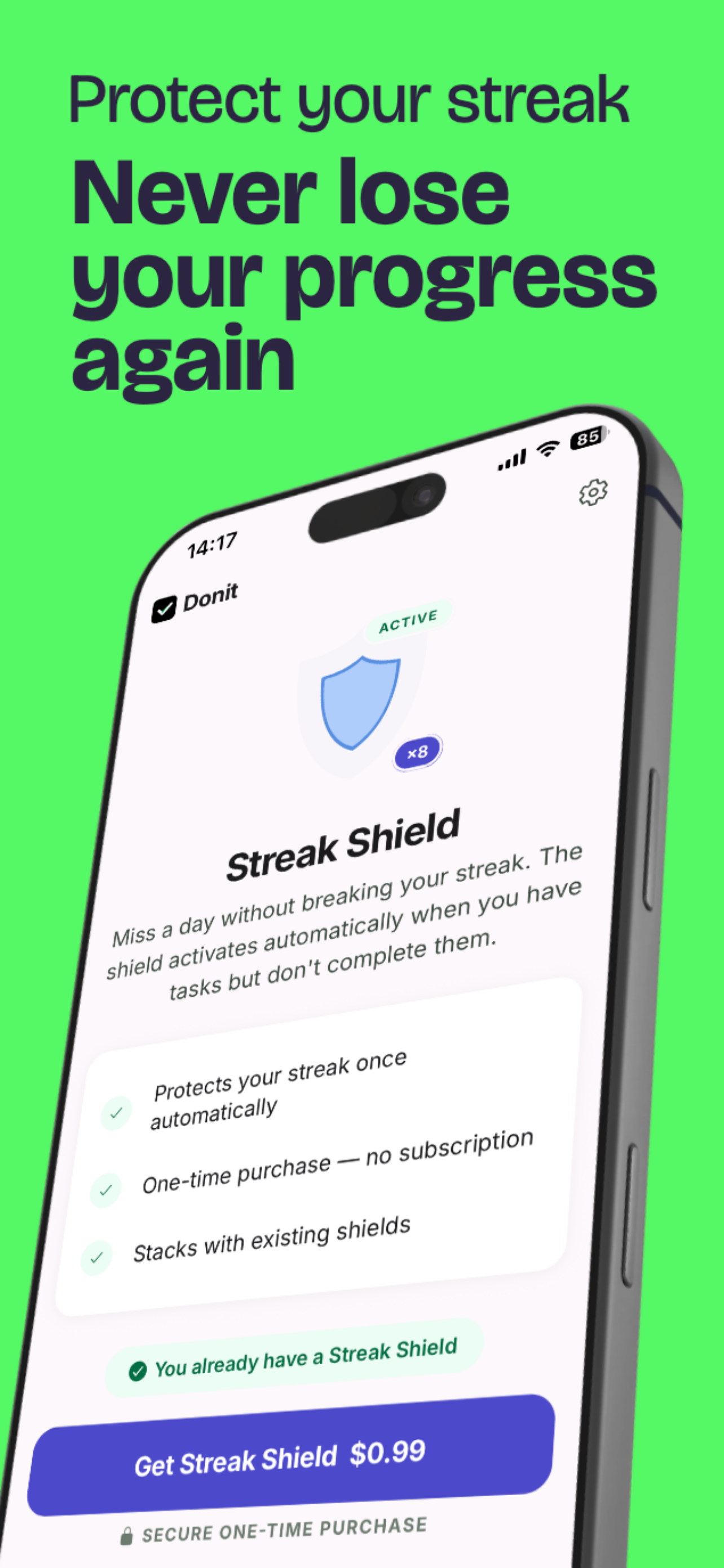 Donit - Daily Task Streak screenshot 3