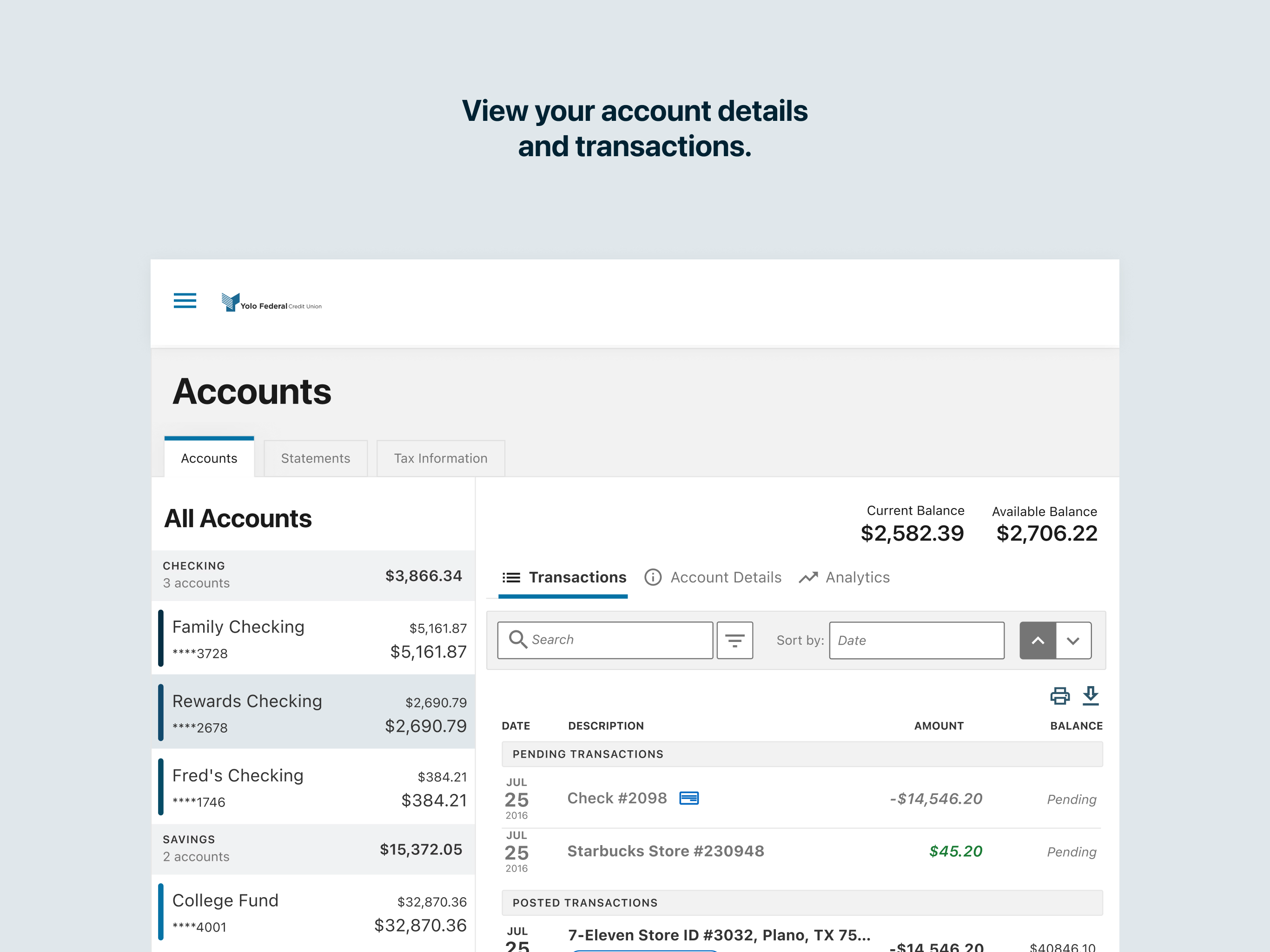 Yolo FCU Mobile Banking screenshot 7