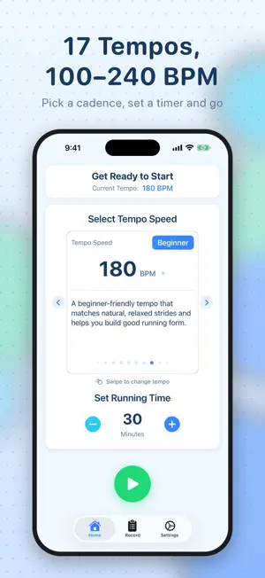 Slow Jogging Cadence Metronome screenshot 3