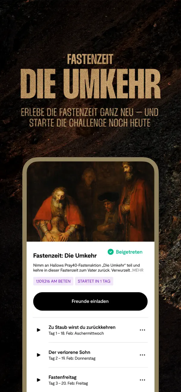 Hallow: Gebet & Meditation Screenshot 3