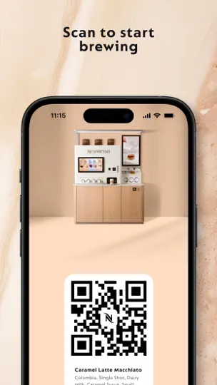 Captura de pantalla de Nespresso Intervallo en iPhone 5