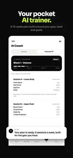 Tenax - Easy Workout screenshot 2