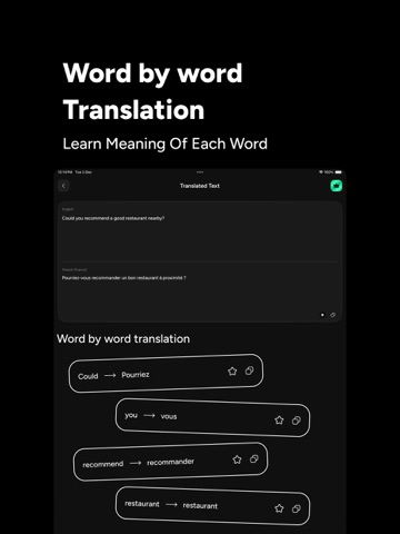 AI Voice Translator - SpeakRR iPad screenshot