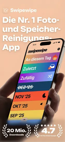 Screenshot von Swipewipe: Foto Cleaner auf dem iPhone 1
