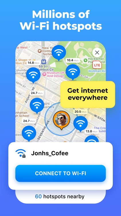 WiFi Map・eSIM, Internet Finder