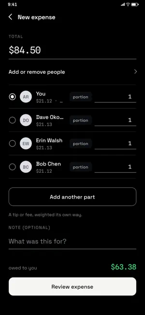 Ledger — Who owes you screenshot 3
