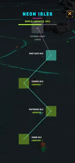 Captura de pantalla de Neon Horde — Arena Survivor en iPhone 5