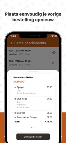 Mon Gout iPhone screenshot