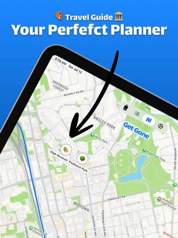 Itinerary Maker by Get Gone iPad screenshot