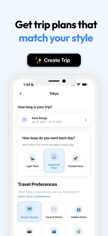 Wanderjoy - Itinerary Planner screenshot 3 of 3